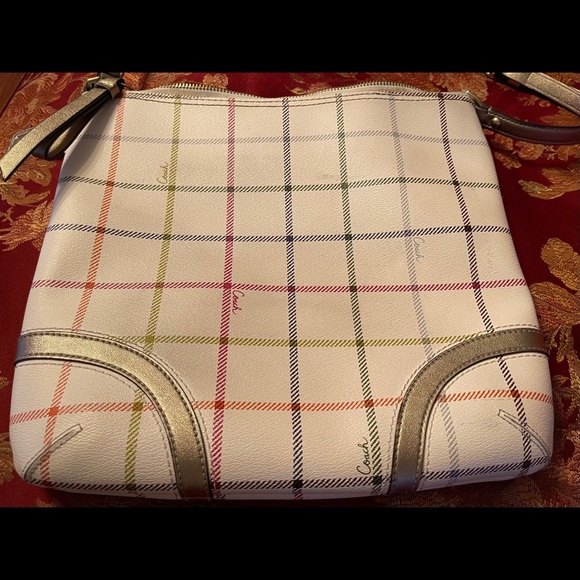 Coach “Peyton Tattersall” Crossbody Bag - Picture 5 of 7